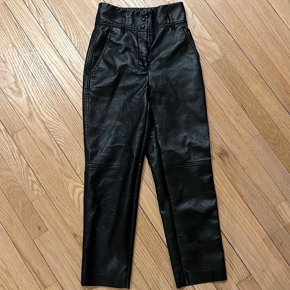 leatherette pants